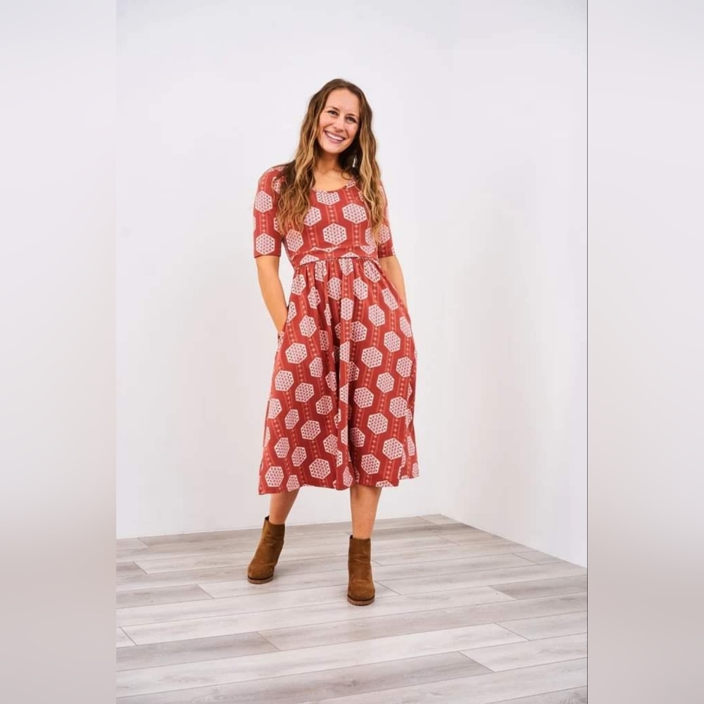 Latched Mama Classic Cotton Dress, xsmall